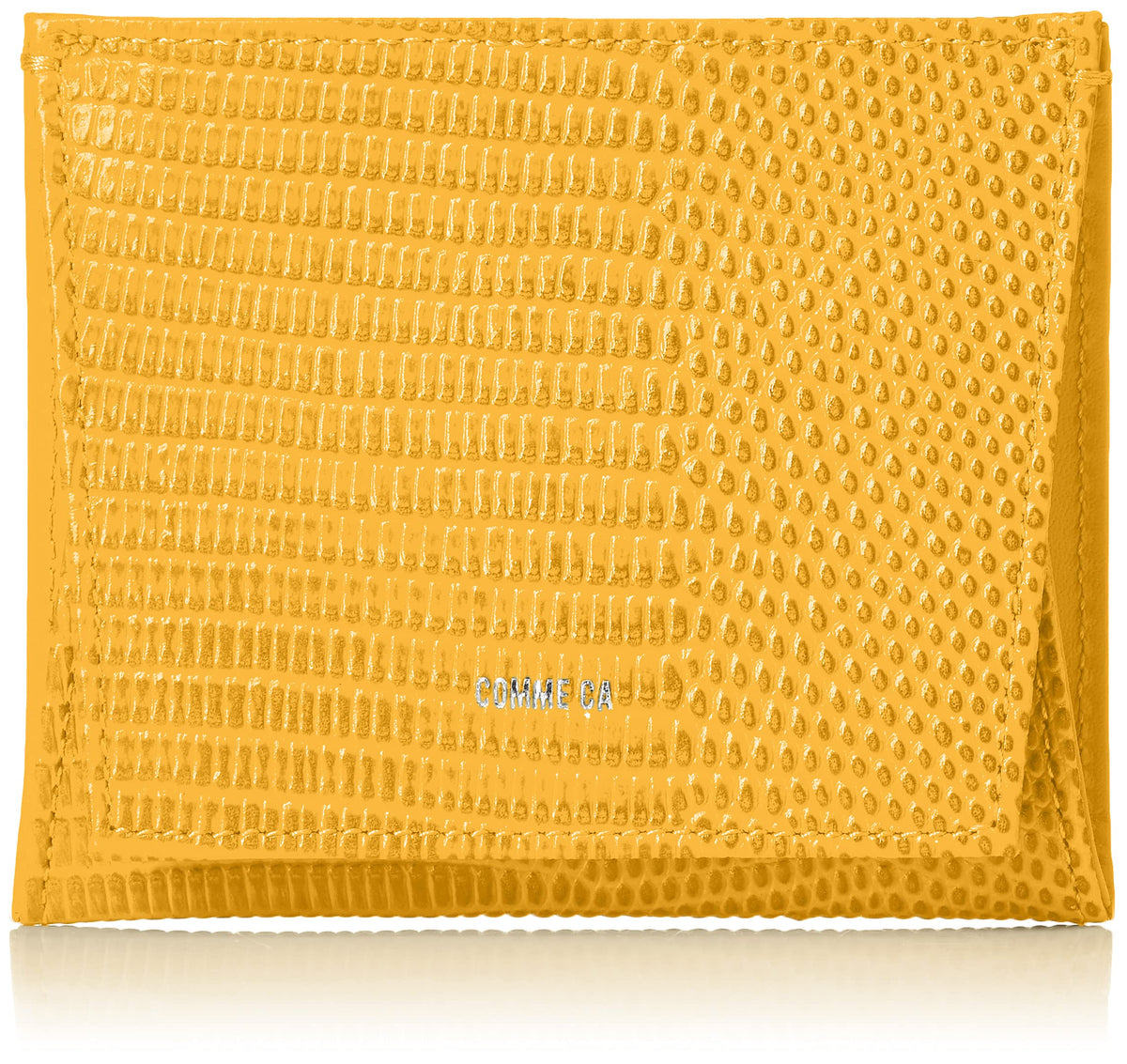 COMME CA(コムサ) Komsa Women's Leather Wallet, Yellow