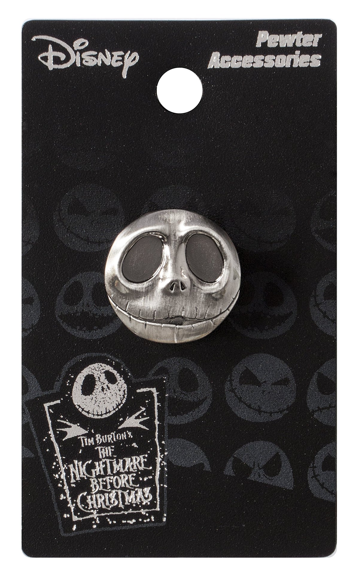 Nightmare Before Christmas Jack Pewter Lapel Pin