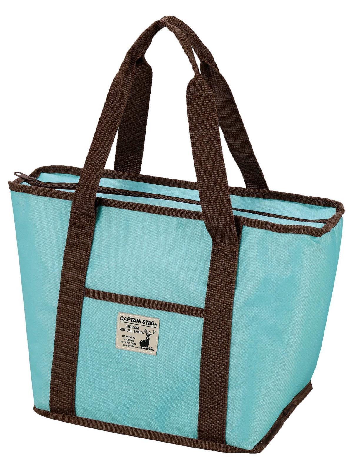 Captain Stagg (CAPTAIN STAG) Tote Cooler Bag for Barbecue Picnic Cooler Bag 10L Mint Green CS Charmant UE-558 Green