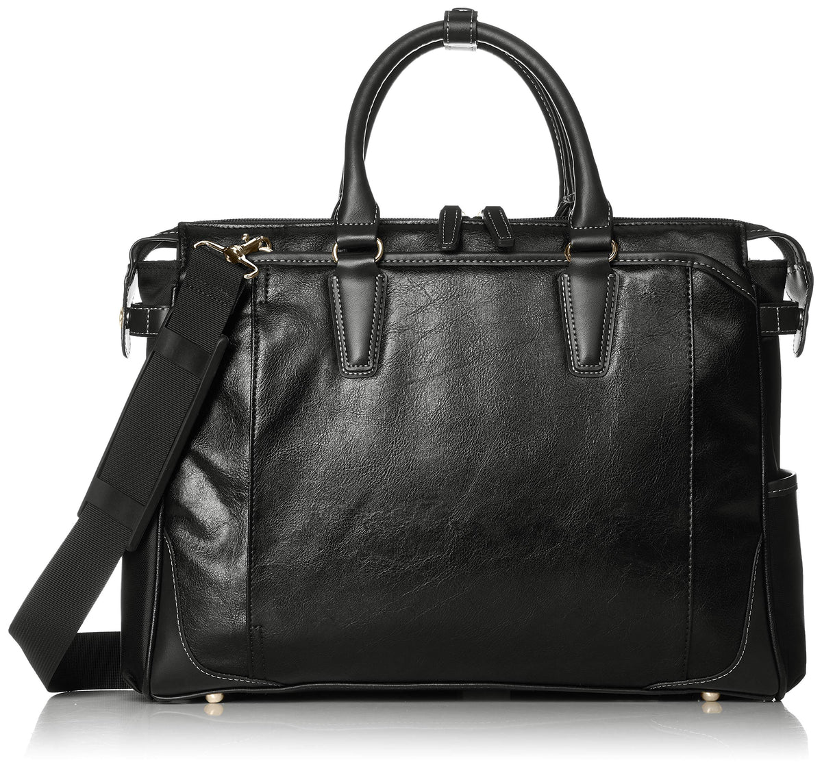 Hakuba BB1603 Business Bag, Compatible with A4 Size, 16-inch PC, Casual Down Style, Commuting to Work, Everyday Use, Black