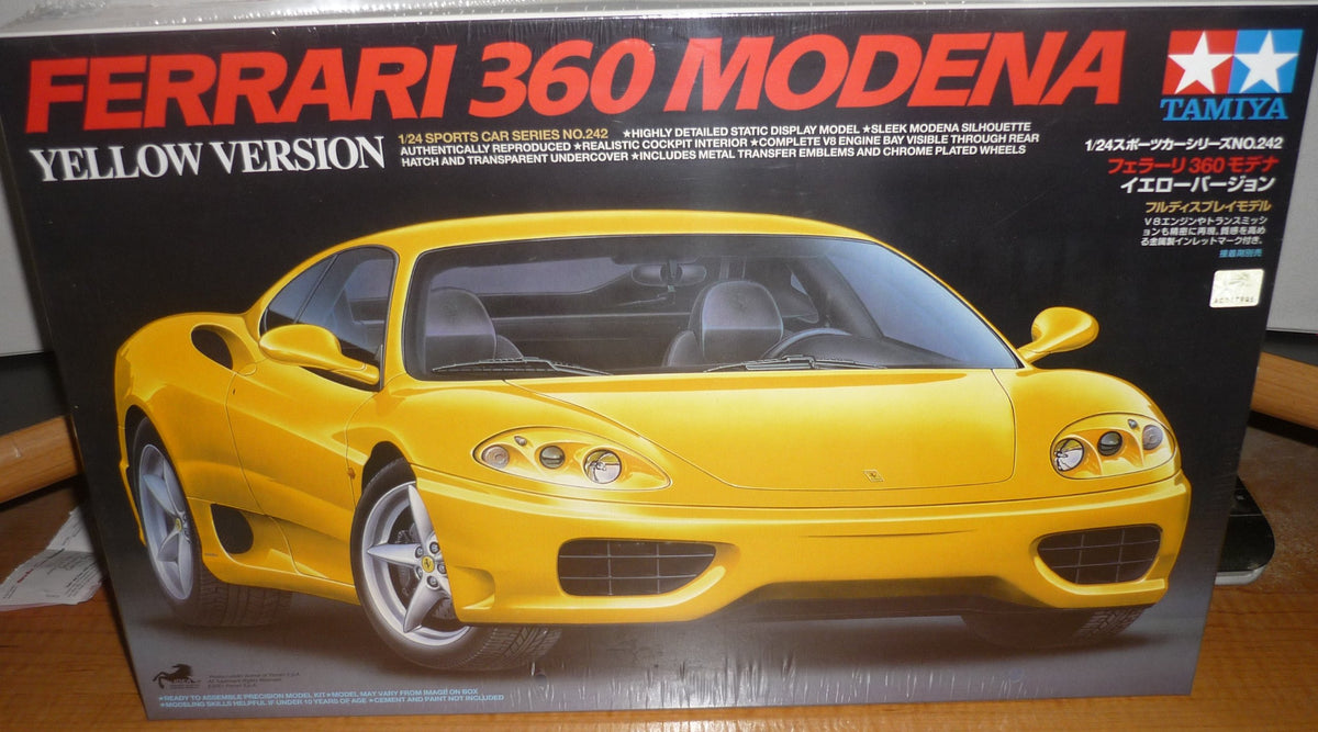 Tamiya - Ferrari 360 Modena 1/24 Model 24242 Yellow