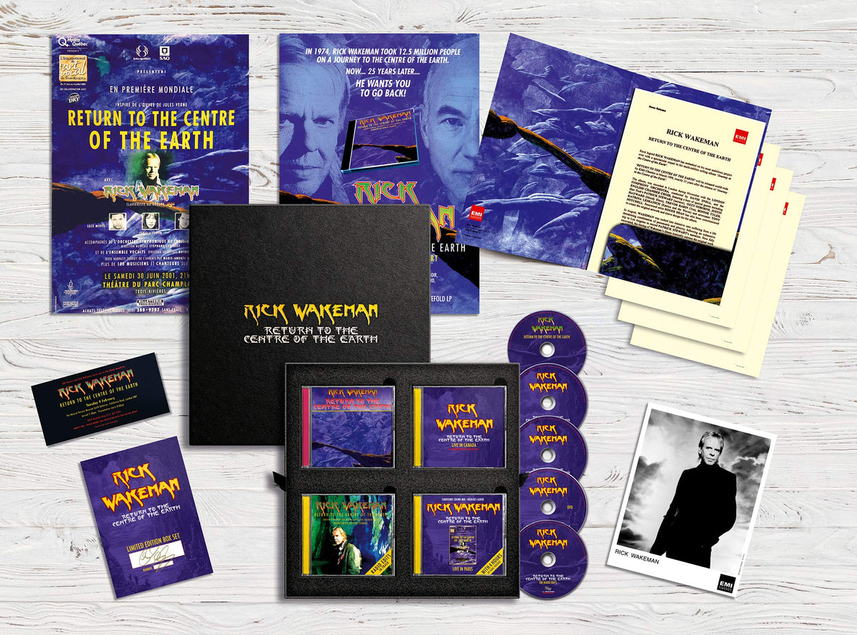 Return To The Centre Of The Earth (Deluxe Box 4CD+DVD, Press Pack, Photo, Posters)