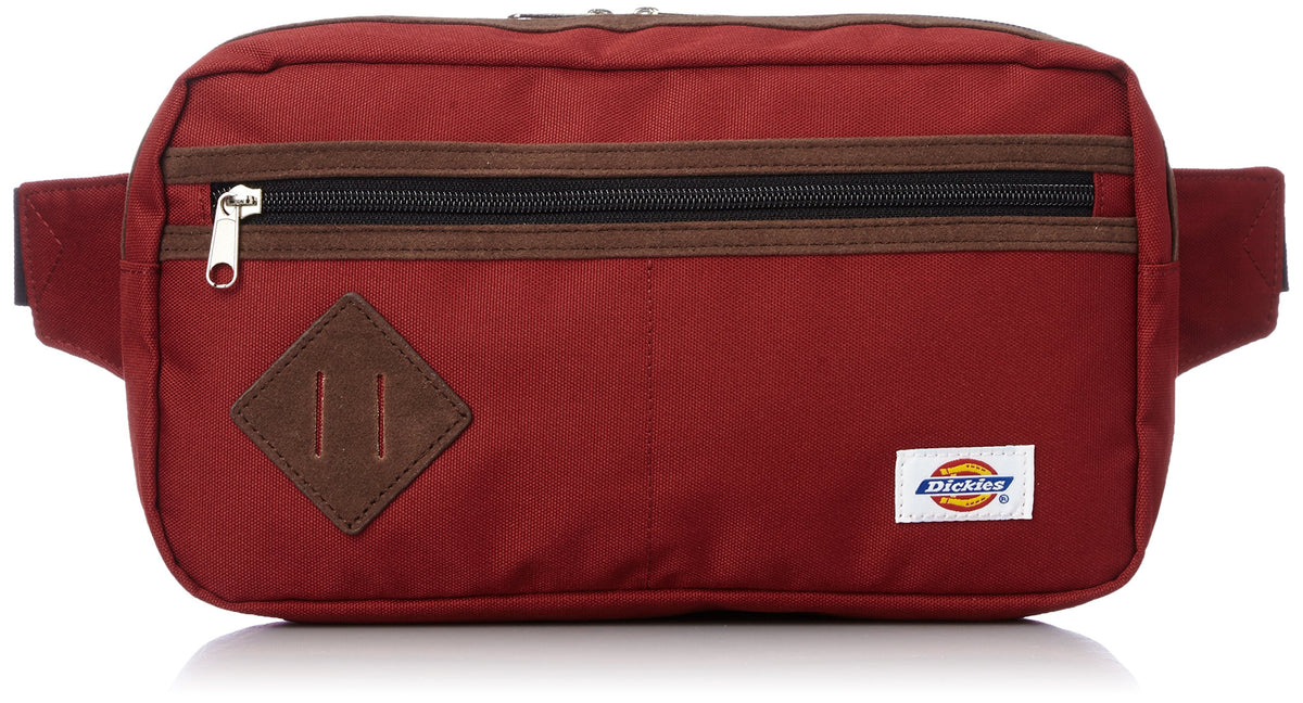 ウノフク Men's Waist Bag, Pouch, Body Shoulder, red, 約W28×H15×D7cm