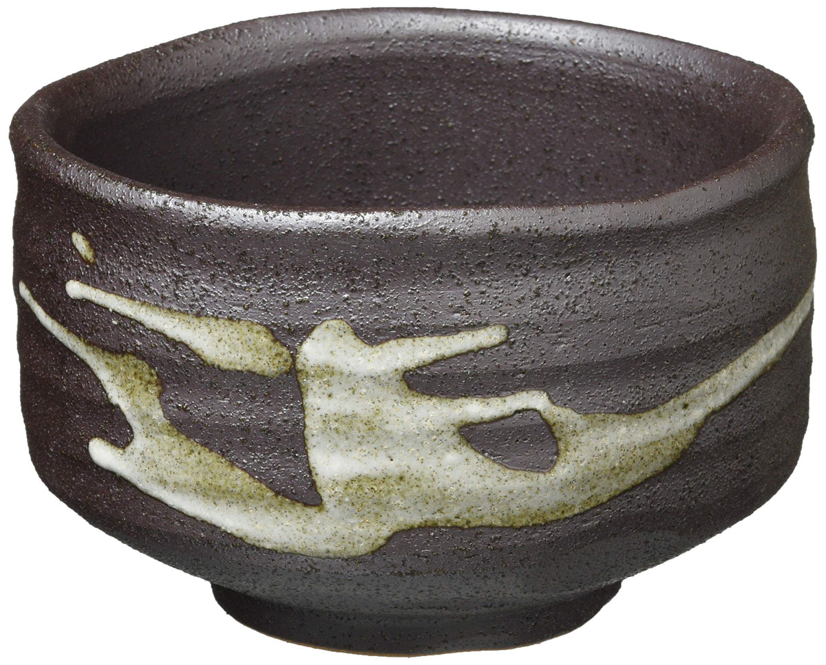 Mino Ware 591-31 Namban Hakuryu Matcha Bowl