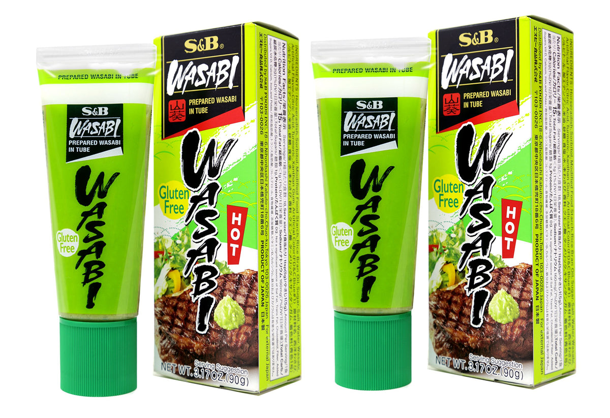 Prepared Wasabi in Tube, Family Size, 3.17 oz (90 g) (2 Pack)