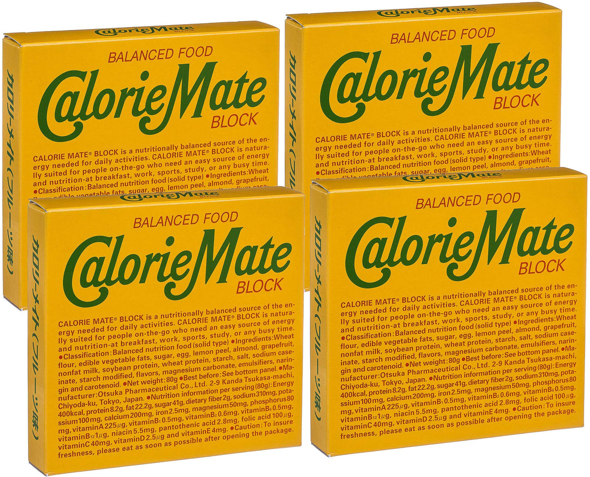 Otsuka Calorie Mate Balanced Food Fruit 2.82oz/80g (4pack)