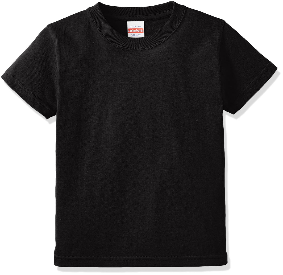 United Athle Boys' 5.6 oz. Tee 160 Black