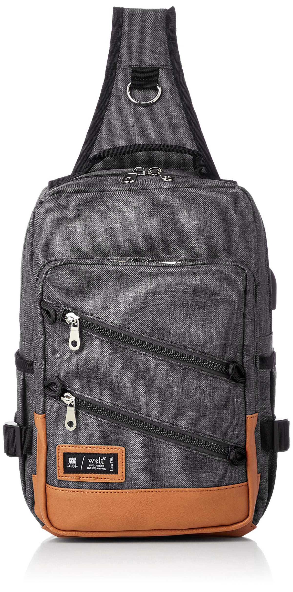 Walt wlt LUGER Men's Body Bag, Gray