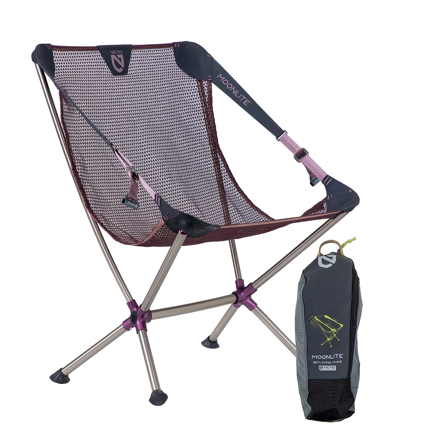 Nemo Moonlite Reclining Camp Chair - Huckleberry