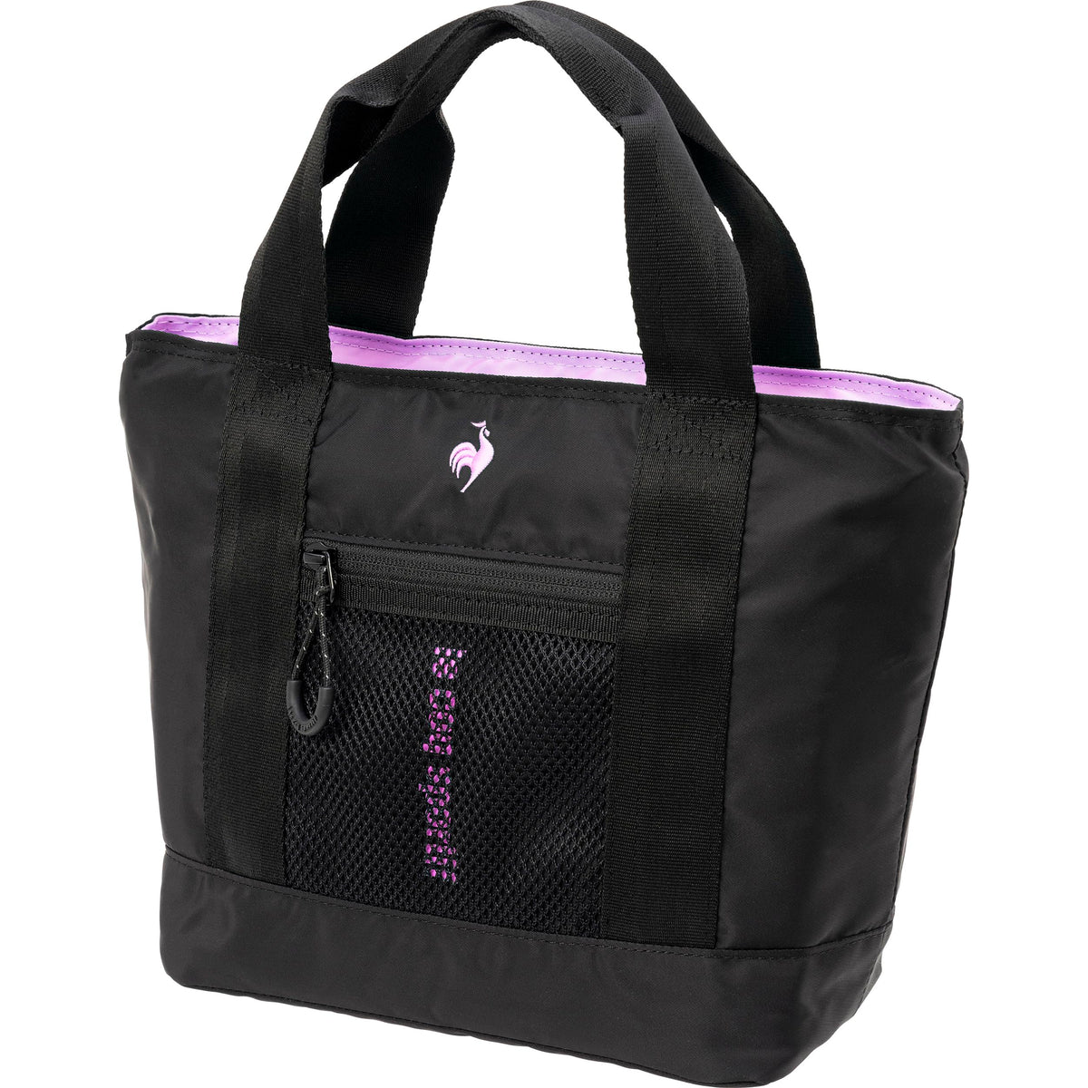 Coq Sportif LT5STT53U Women's Mini Tote Lunch Tote Mini Bag Cold Insulated Lunch Lunch Box, purple, F