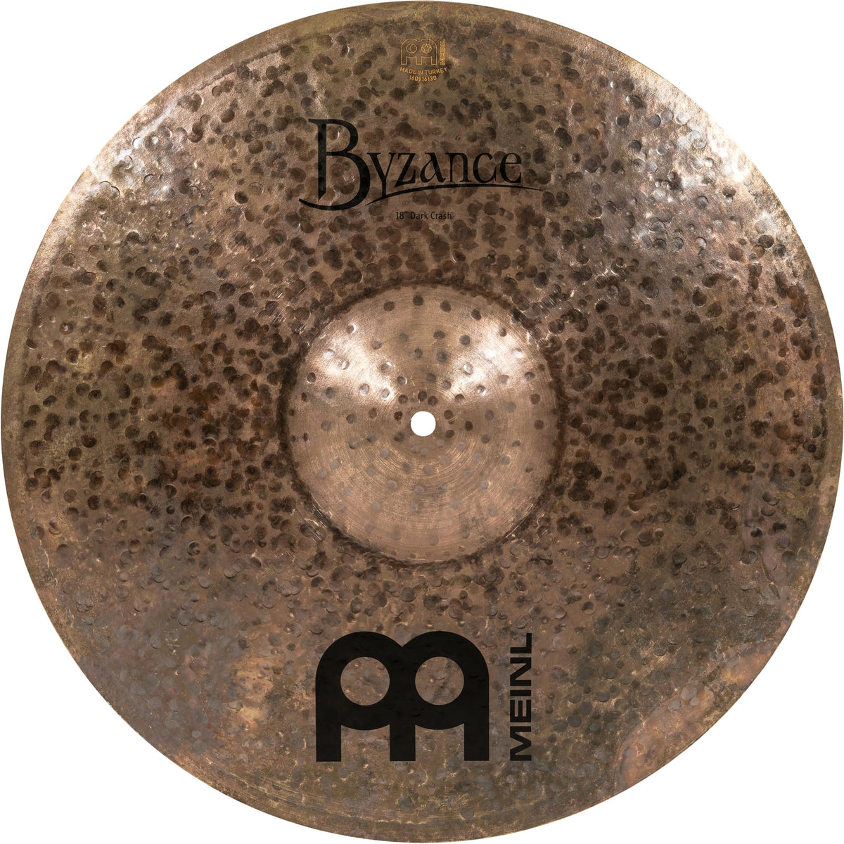 Byzance 18" Dark Crash — MADE IN TURKEY — Hand Hammered B20 Bronze, 2-YEAR WARRANTY