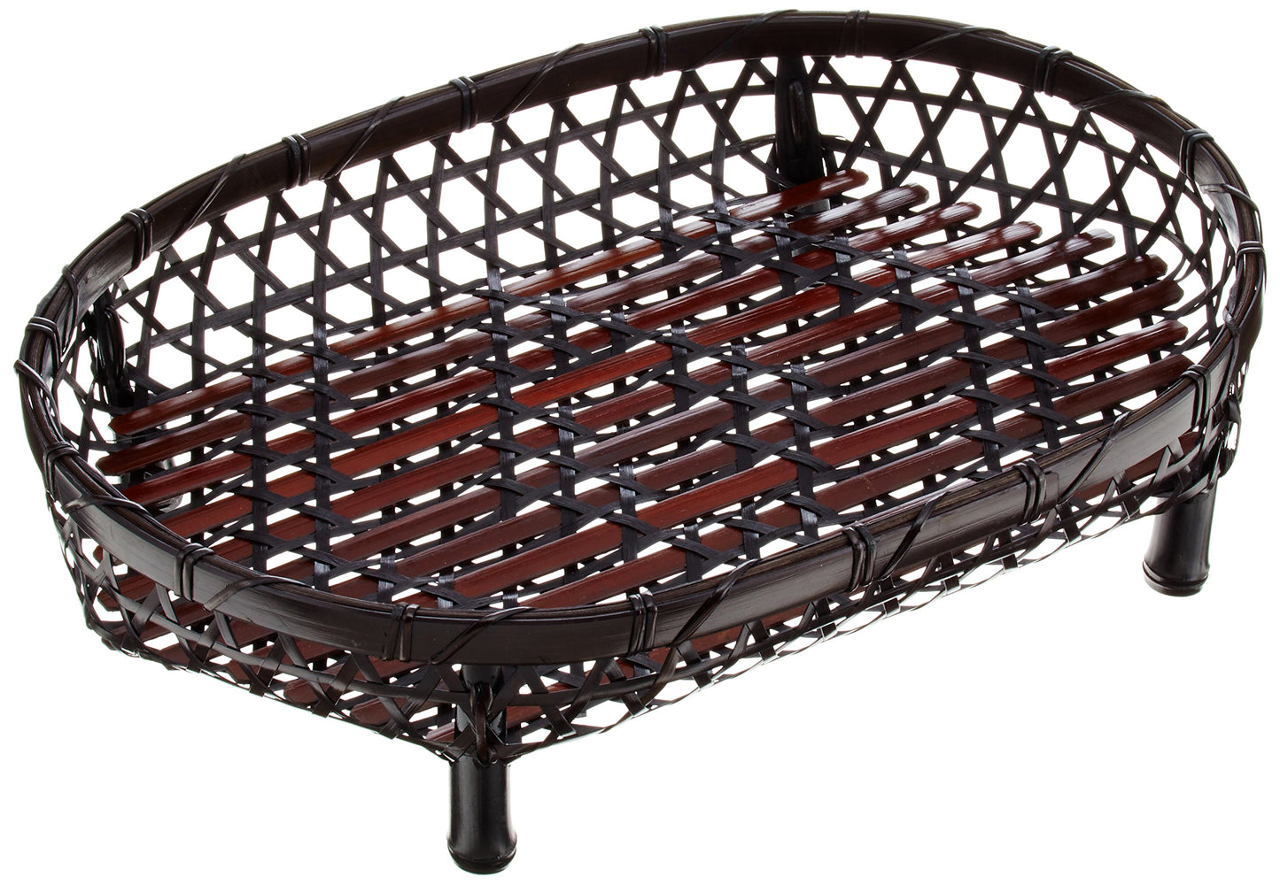 ヤマコー Yamako 22369 Oval Hors d'Oeuvres Mori Basket, Small