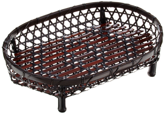 ヤマコー Yamako 22369 Oval Hors d'Oeuvres Mori Basket, Small