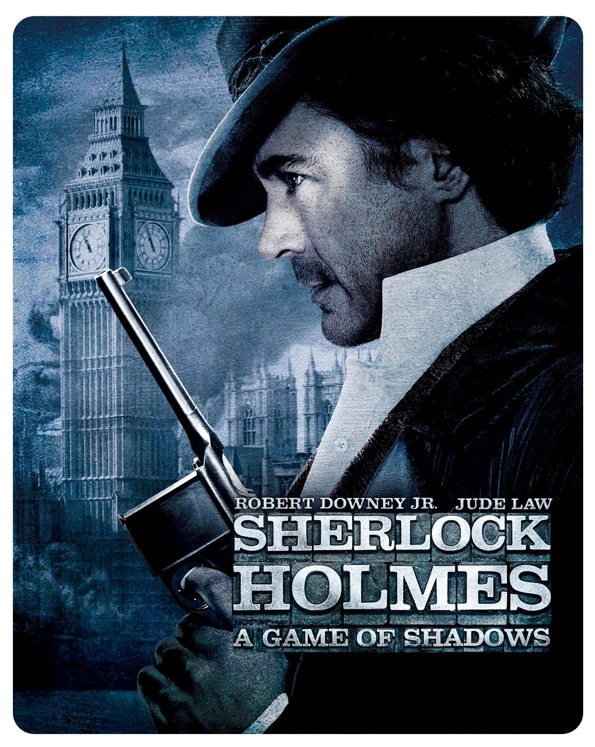New Sherlock Holmes A Game of Shadows Blu-ray SteelBook Limited Super Rare Japan