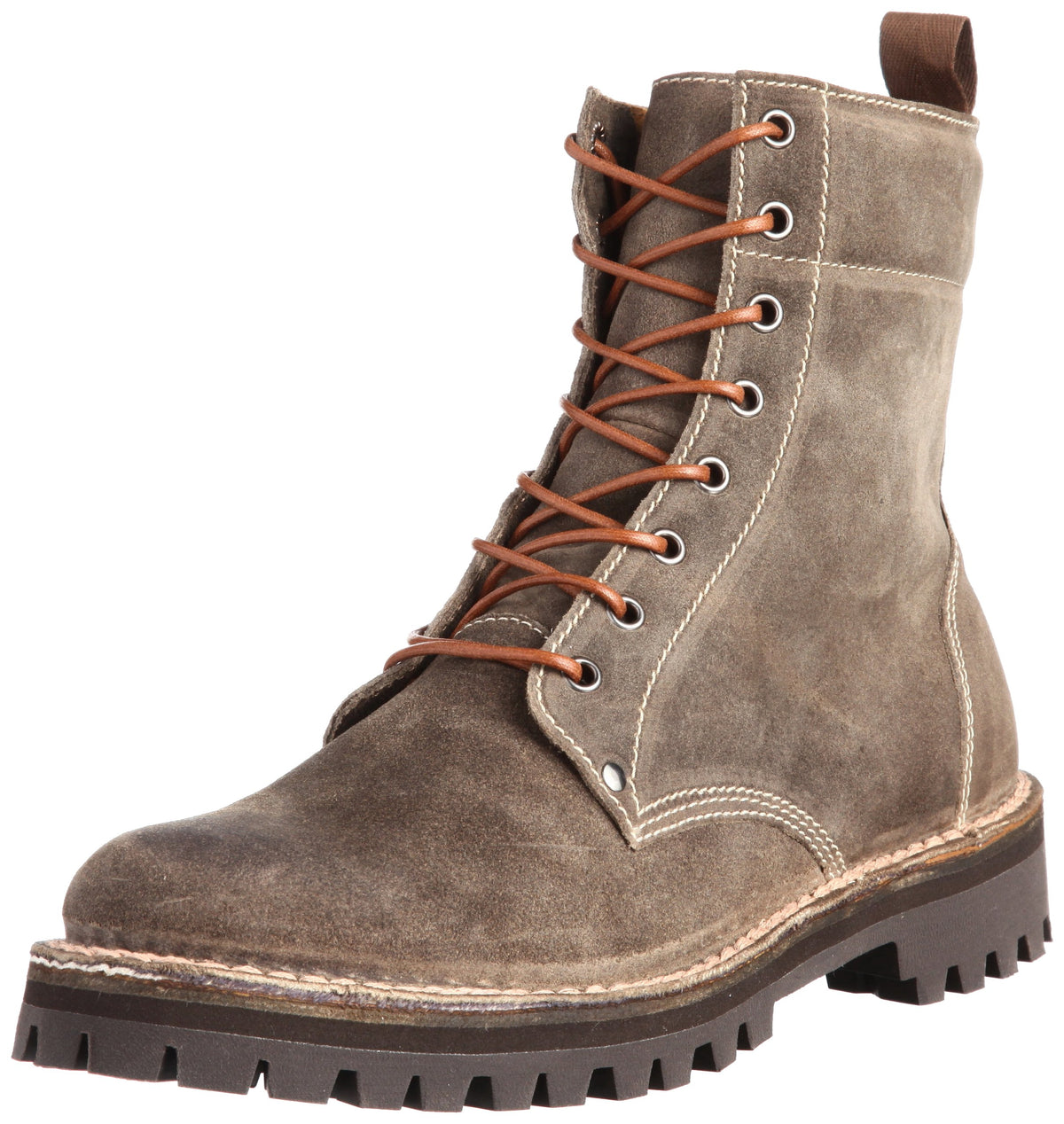 [sebo] Cebo Lace-Up Boots - beige -