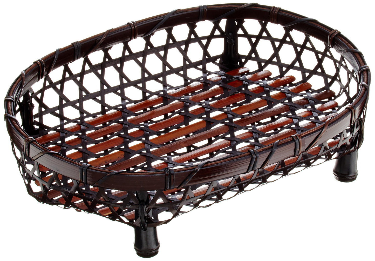 ヤマコー Yamako 22368 Oval Hors d'oeuvres Mori Basket, Medium