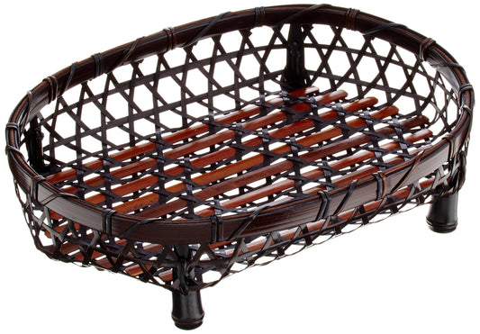 ヤマコー Yamako 22368 Oval Hors d'oeuvres Mori Basket, Medium