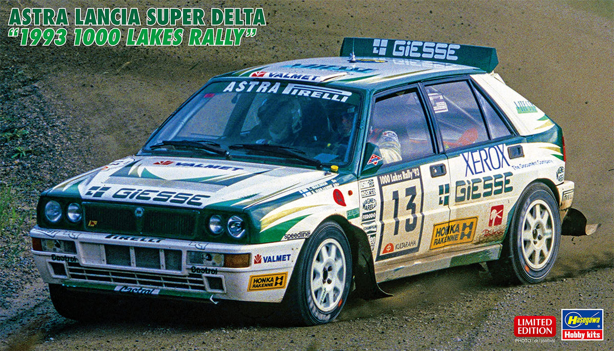 Hasegawa - 1:24 Astra Lancia Super Delta '1993 1000 Lakes Rally', Multicolor, HA20507
