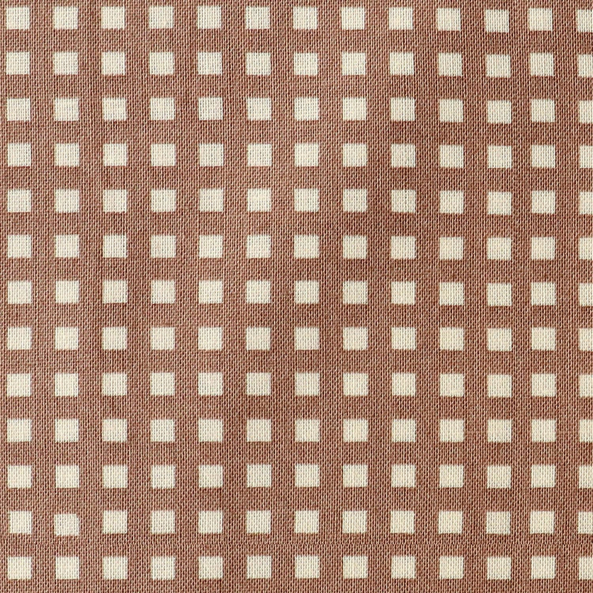 NBK Colorful Plaid Printed Fabric Nordic Style, biege