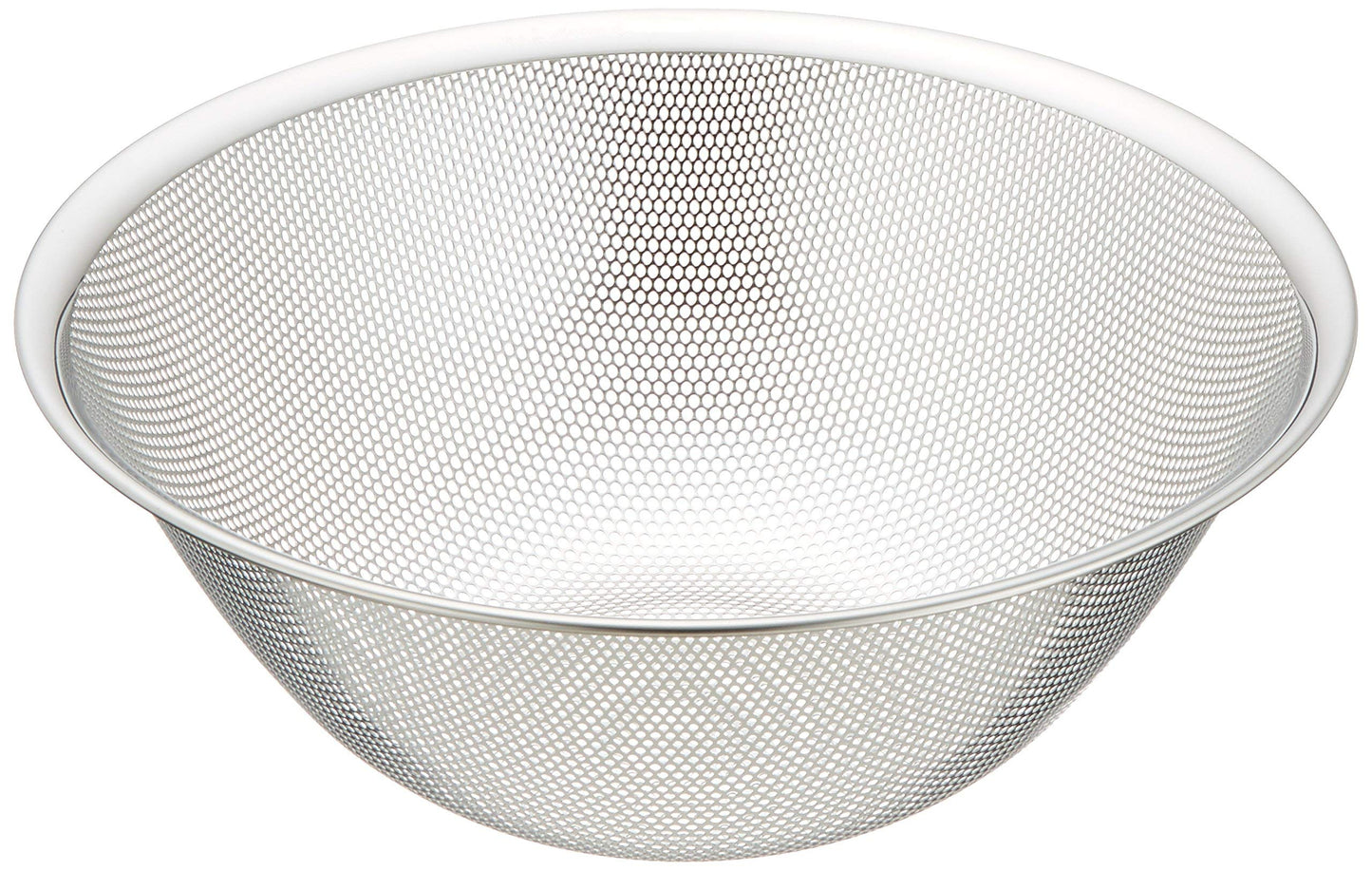 Sori Yanagi Sori Yanagi Punching Strainer for Better Drainage and Easy to Clean, Tsubamesanjo Stainless Steel Strainer, 10.6 inches (27 cm), 1 Plate is Punched for Better Drainage and Clogging,
