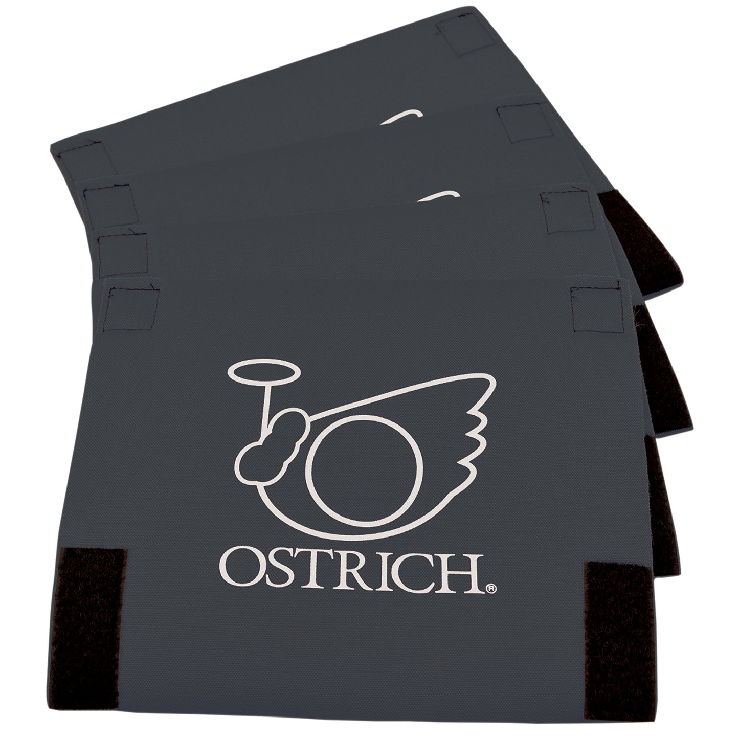 Ostrich (Ostrich) Frame Cover C 4 Pieces Set Black