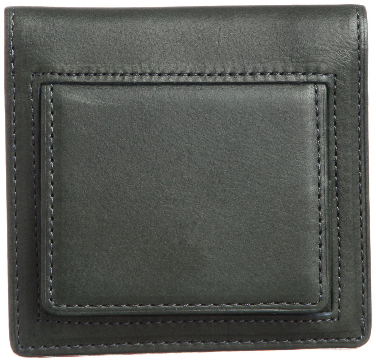 THINly Leather Bifold Wallet with Change Pocket SLBS03 Dark Green