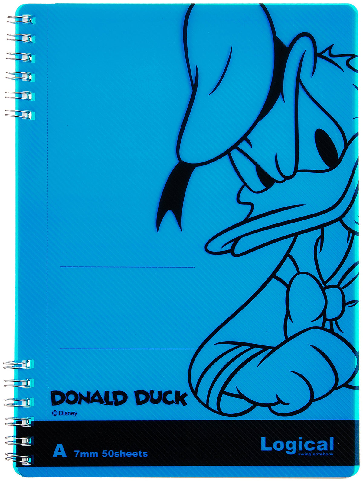 Nakabayashi NW-A508-B Double Ring Notebook, Donald Blue