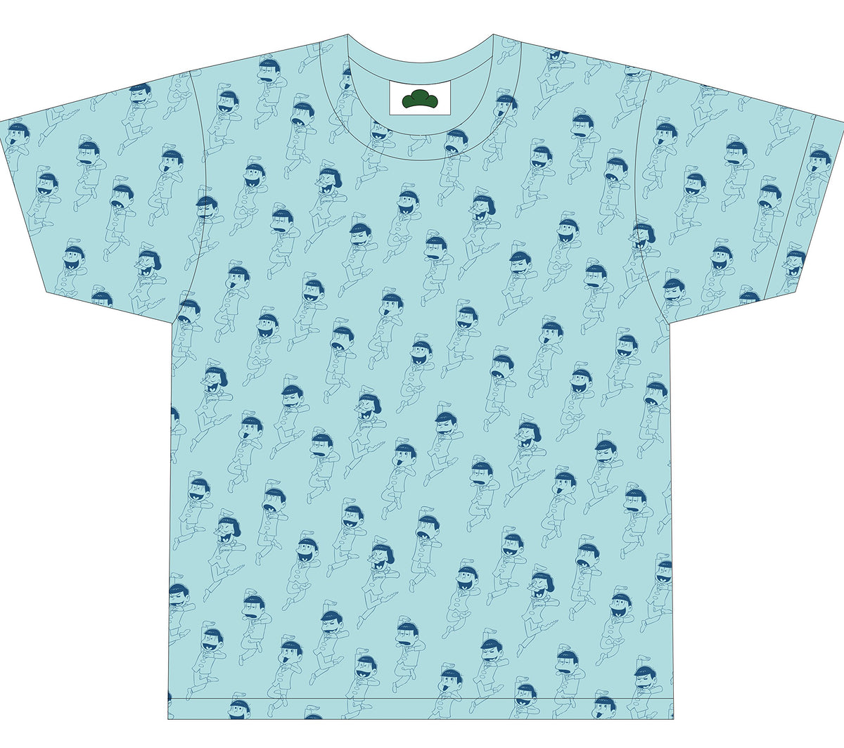 Perhaps pine Mr. Shea pattern T Shirt Blue size M