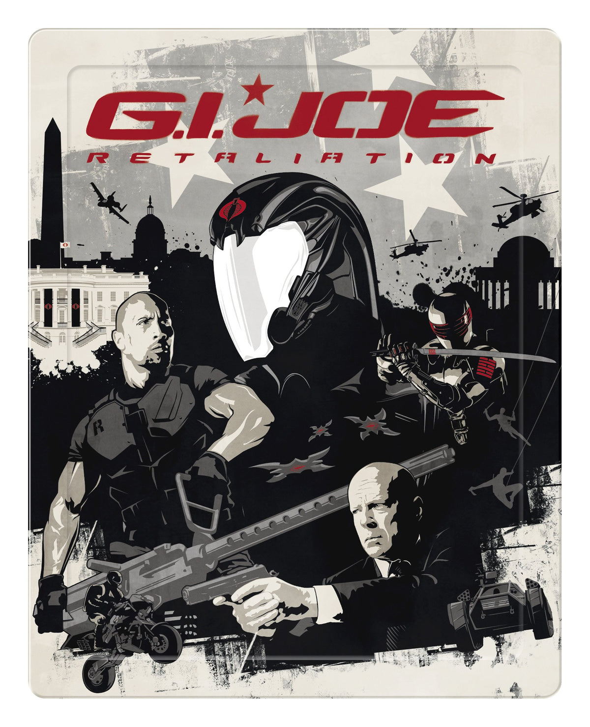 G.I. Joe Back 2 Revenge, Complete Conquest Long Version, 3D & 2D Blu-ray Set, Steel Book Specifications, Set of 2 (Limited Quantity) (Blu-ray)