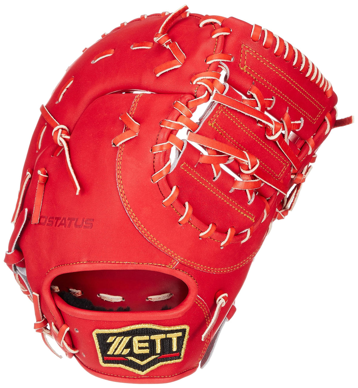 ZETT BRFB30333 Pro Status Soft Baseball First Mitt, for First Baseman, Right Throw
