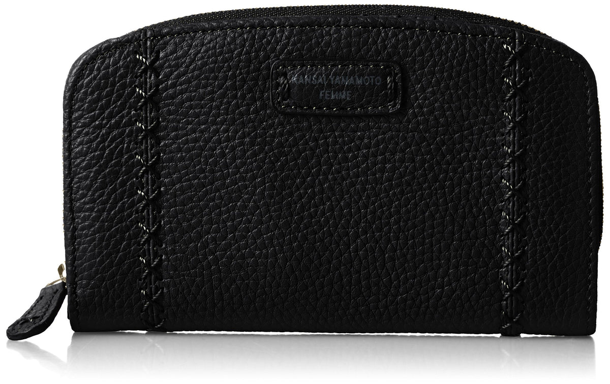 KANSAI YAMAMOTO FEMME(カンサイヤマモトファム) Women's Wallet, Black (Black 19-3911tcx)