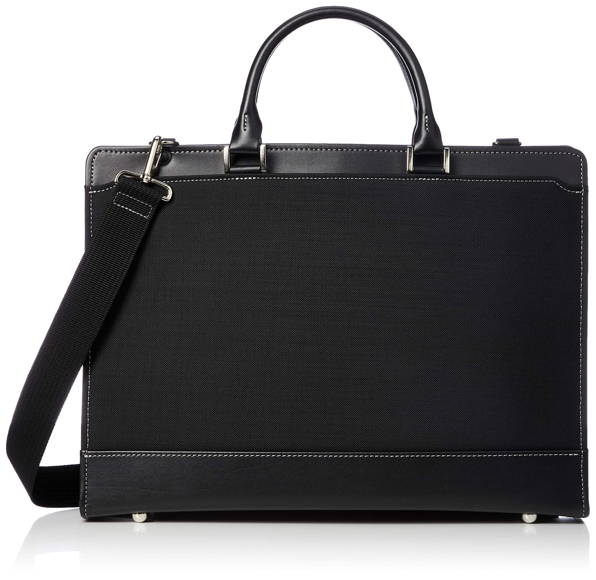 Kiwada Beattex Two-Hand Business Bag, Single, Kiwada, Made in Toyooka City, Hyogo Prefecture, Men's Black
