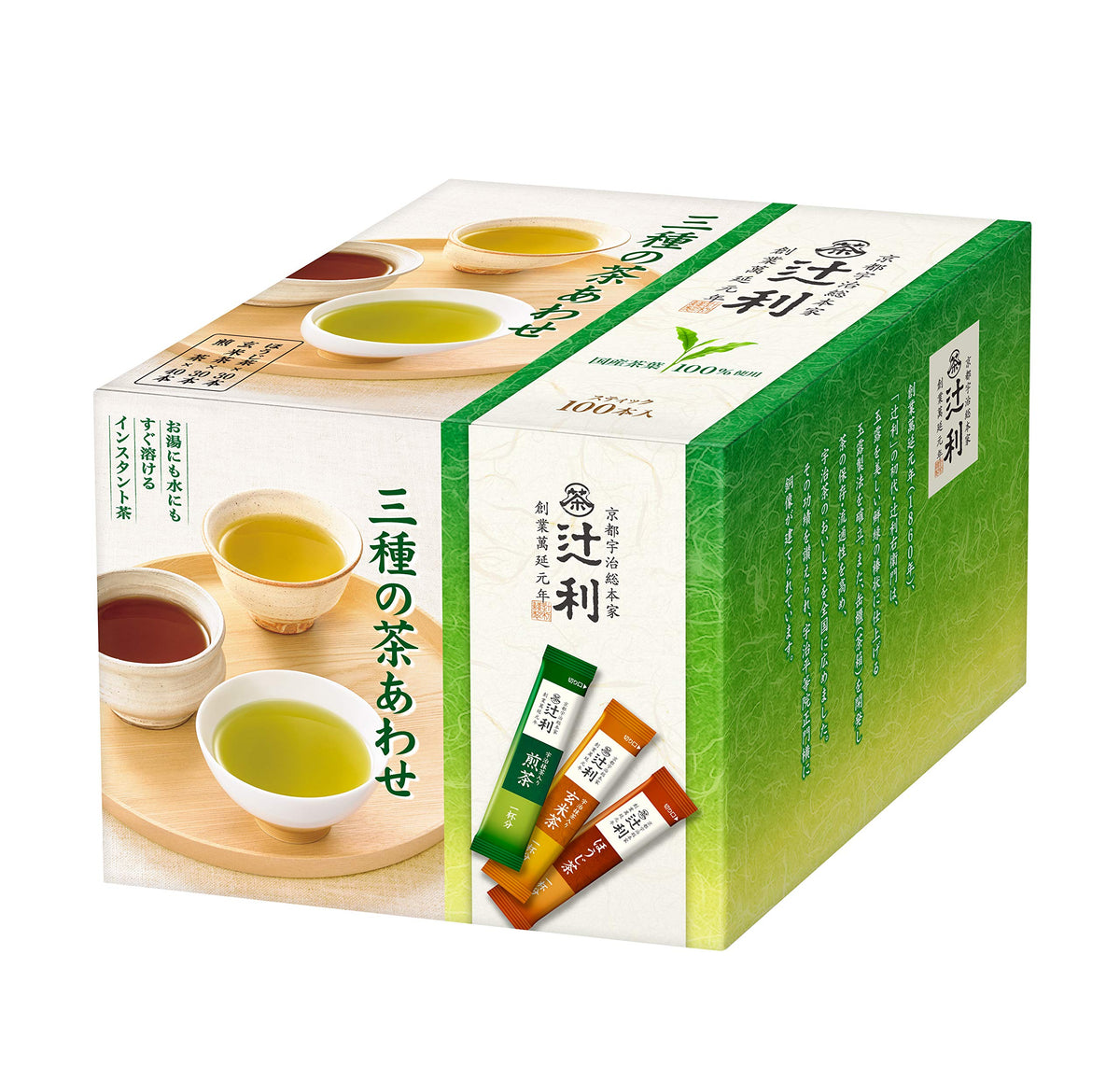 TsujiToshi Instant Three Kinds of Tea Together 100P