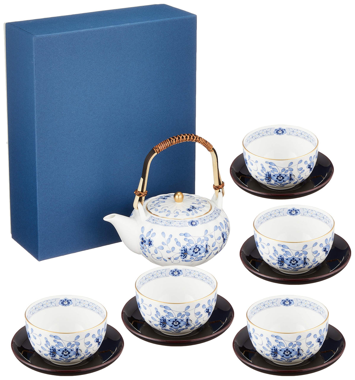 Narumi 9682-23031 Milano Teaware Set (with Tea Holder)