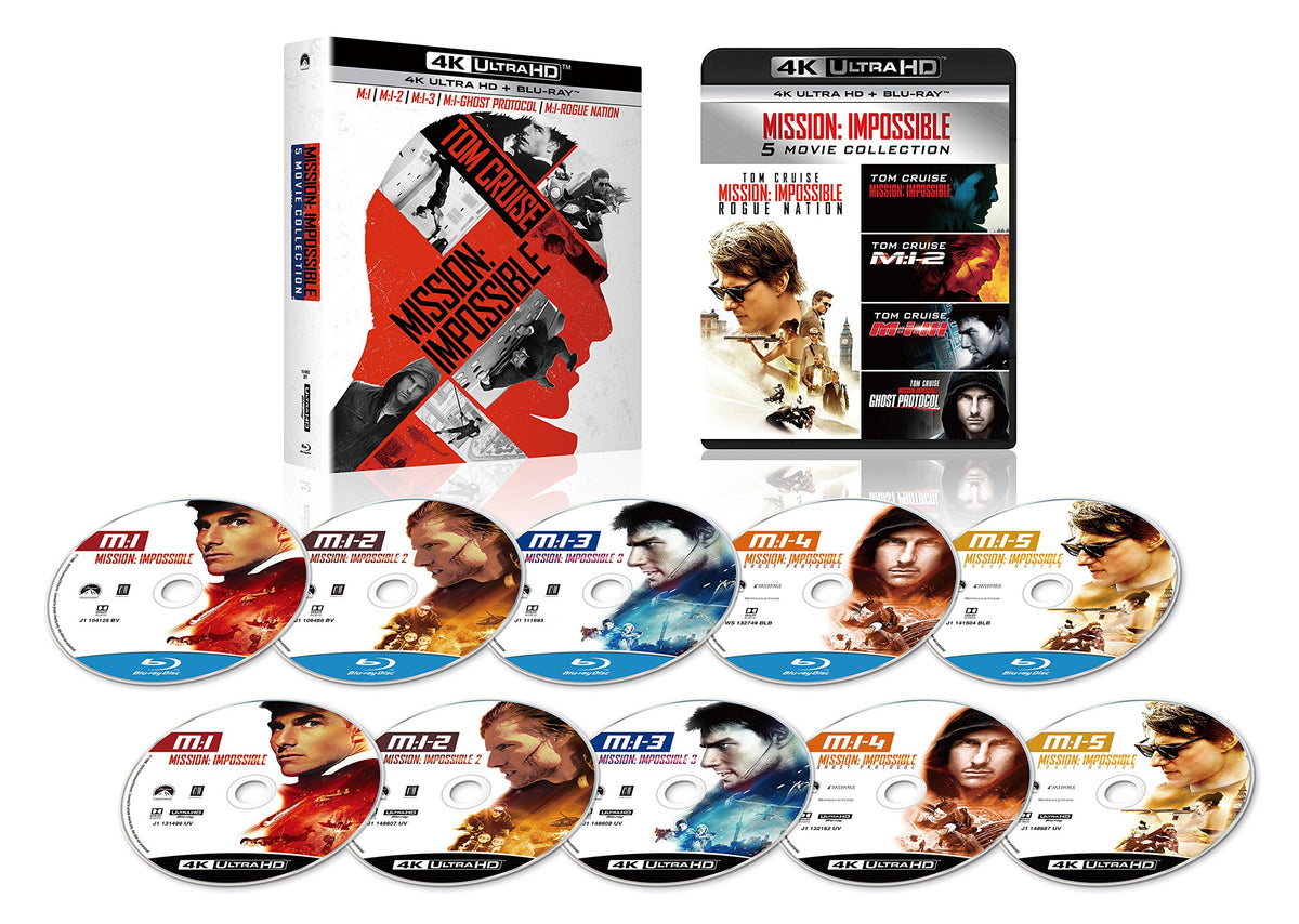 Mission: inpossiburu 5 Movie Collection (K Ultra HD + Blu-Ray Set) [K Ultra HD + Blu-Ray]