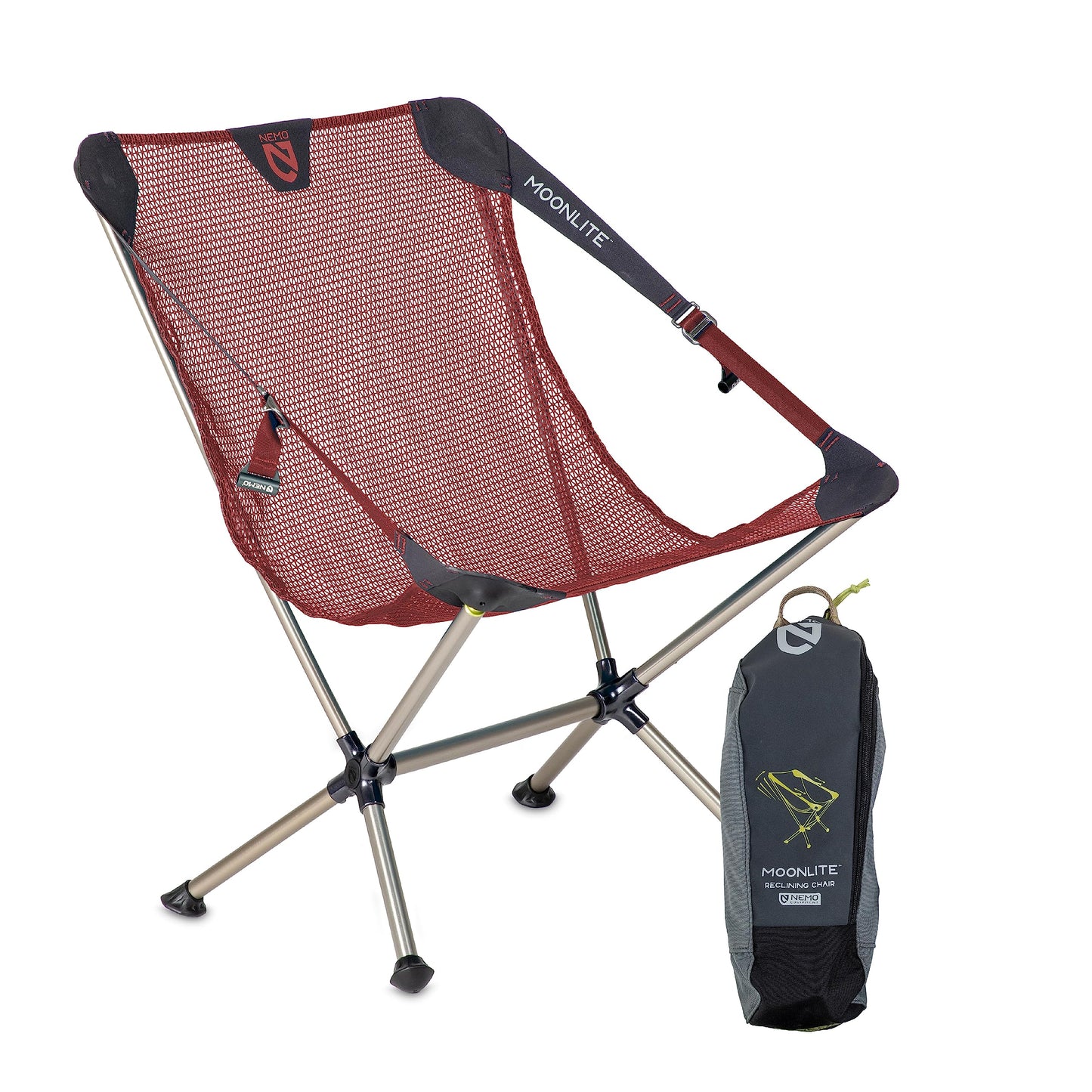 Nemo Moonlite Reclining Camp Chair - Smolder