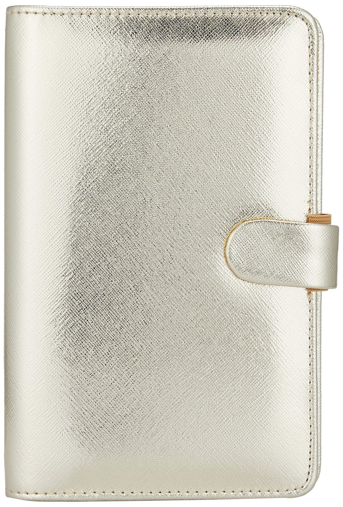 Filofax 022505 Saffiano Personal Organizer, Compact, Gold