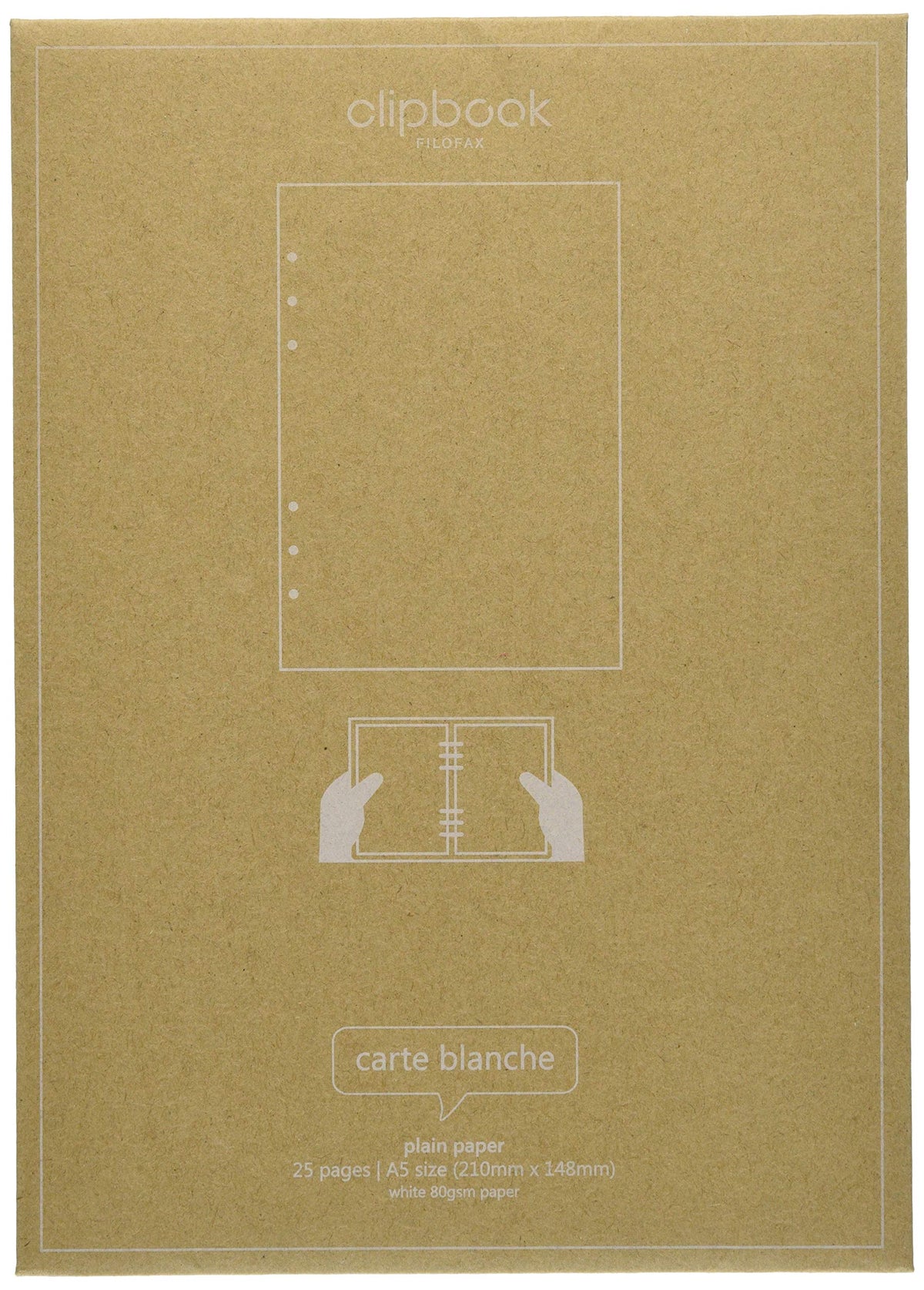 Clipbook A5 Plain Notepaper