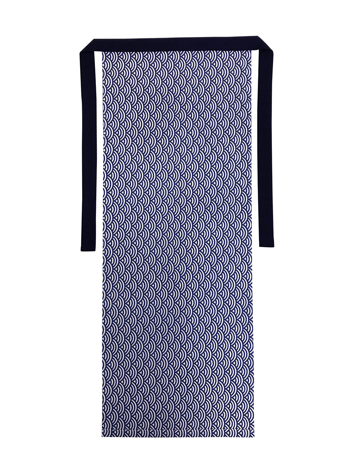 Edoten] Fundoshi made in Japan 100% Cotton loincloth comfortable underwear Seikaiha（NavyBt）