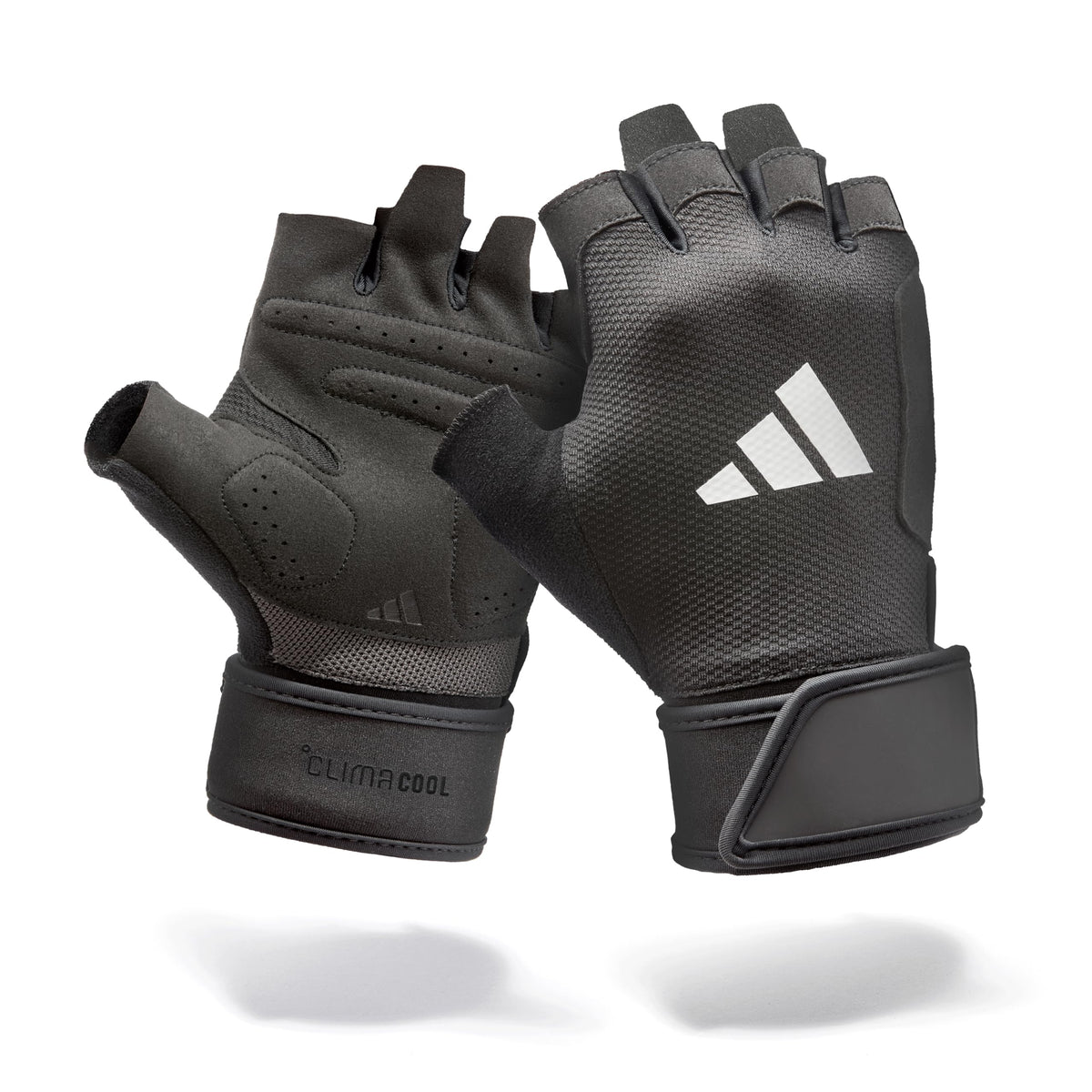 Adidas Strength Training & Weightlifting Gloves, Fingerless Aeroready Workout Gloves