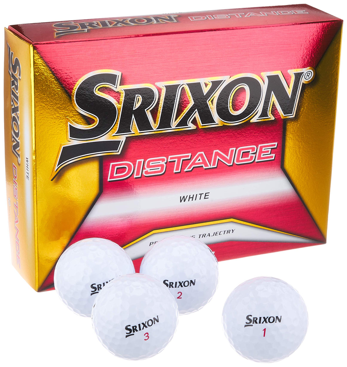 Dunlop Golf Balls, 2018, 1 Dozen (Pack of 12), White