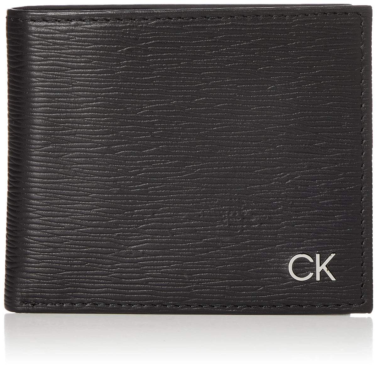 Calvin Klein 31CK130008 Billfold With Coin Pocket Men's Bifold Wallet, black, 【サイズ】約横11×縦9.5×幅2.5cm