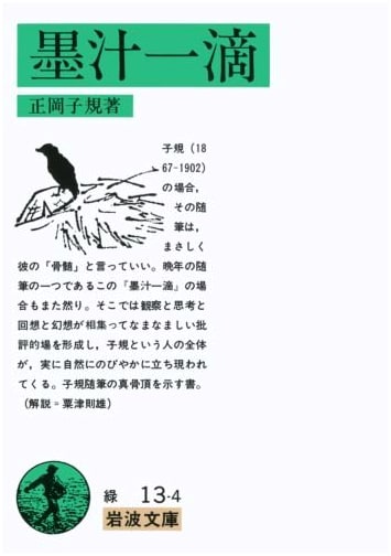 A Drop of Ink by Natsume Soseki (Iwanami Bunko Green 13-4)