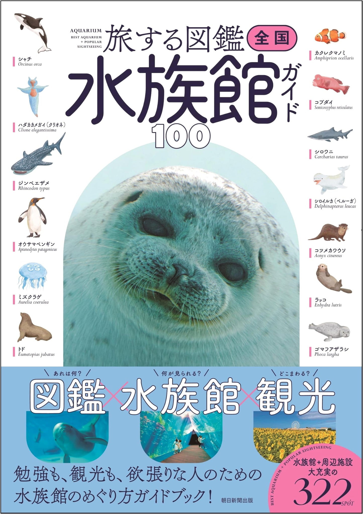 Traveling Illustrated Guides: 100 National Aquariums of Japan