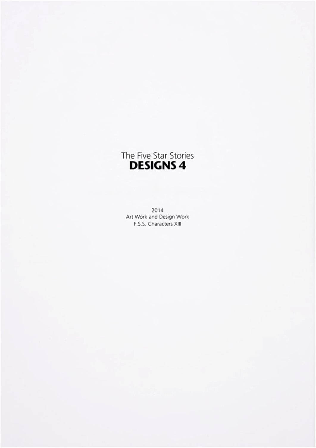 F.S.S. Designs 4: The Warlord's Gift by Mamoru Nagano