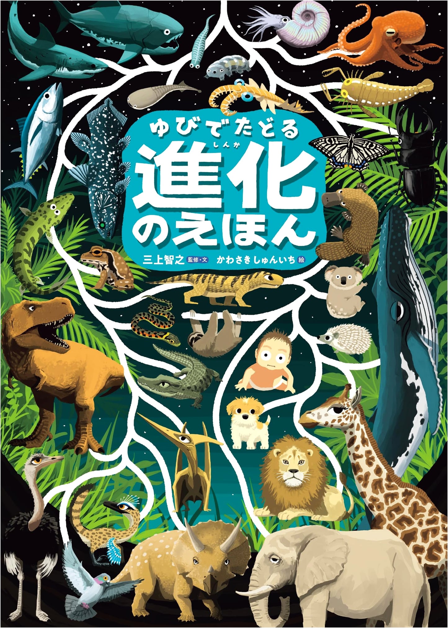 Evolution: A Finger Tracing Picture Book by Tomoyuki Mikami