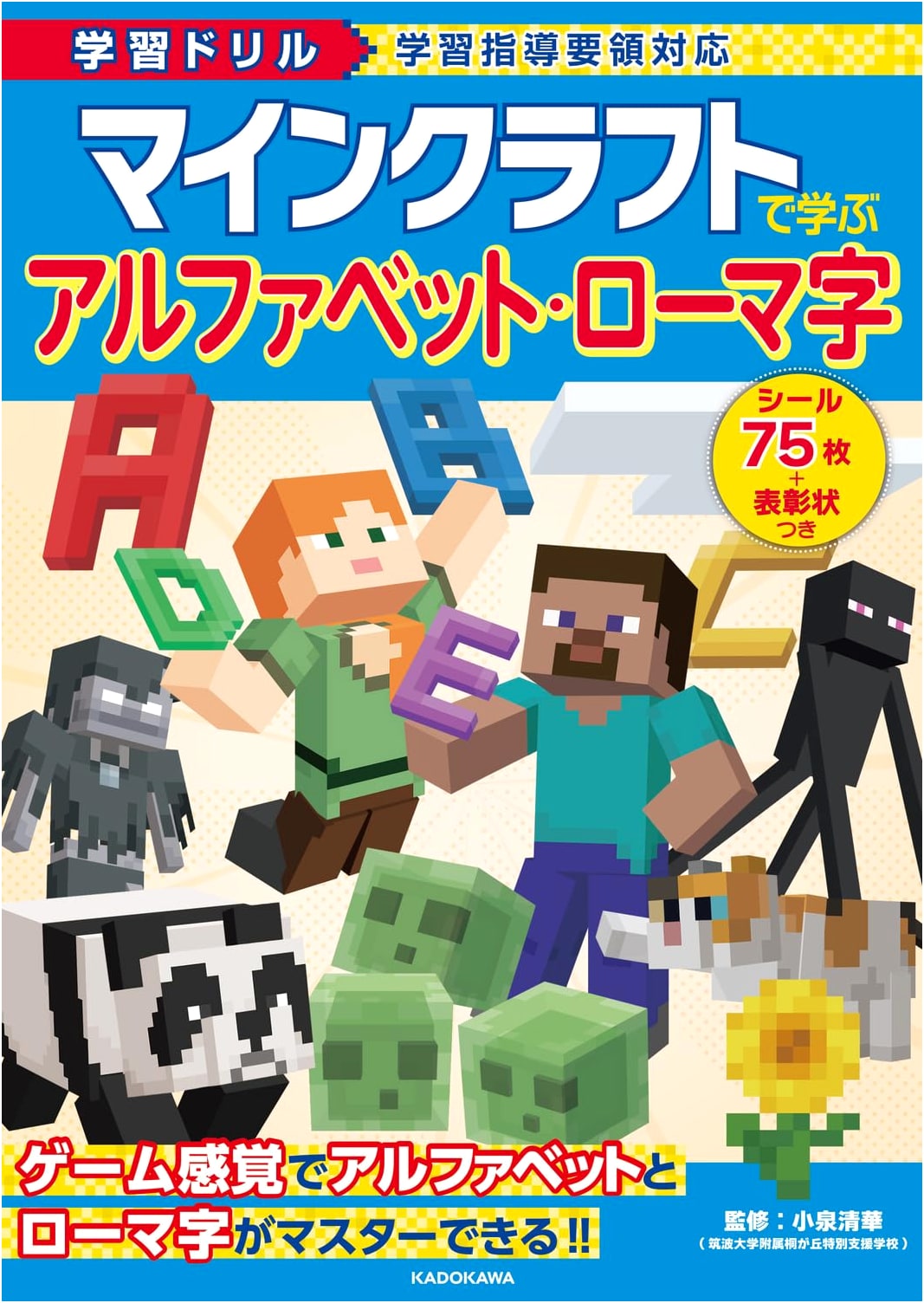 Minecraft Alphabet & Roman Letter Workbook