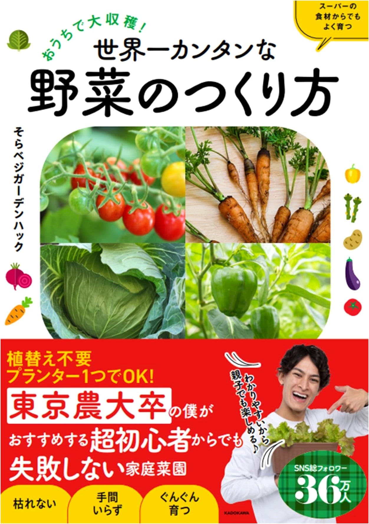 Grow Your Own! The Easiest Way to Grow Vegetables at Home by Sora Veggie Garden Hack