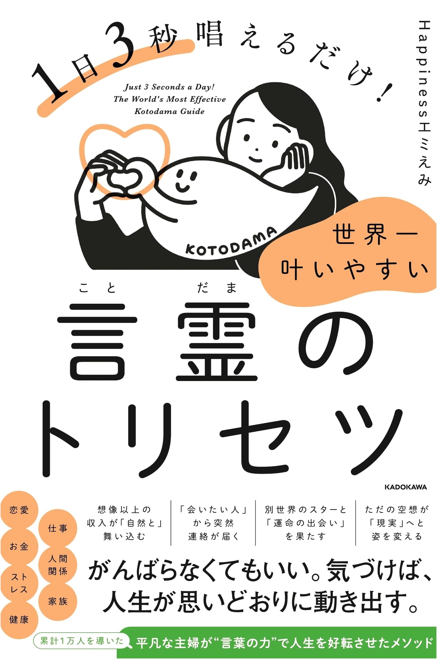 The 3-Second Kotodama Method: Your Guide to Manifesting Miracles by Emi Happiness