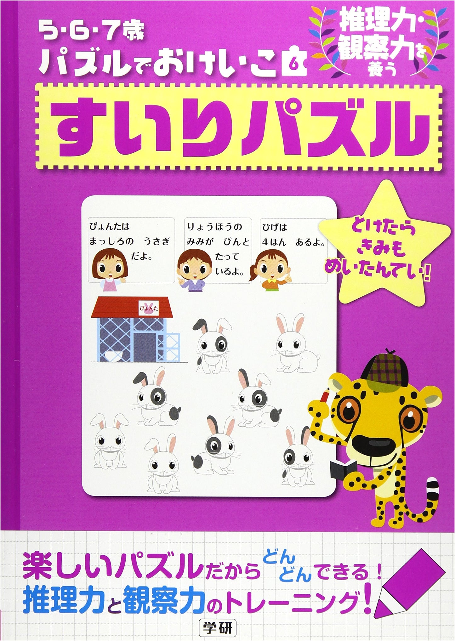 Logic Puzzles for Ages 5-7: Develop Reasoning and Observation Skills